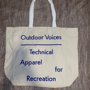 Outdoor Voices Giant MegaFleece Tote Bag
